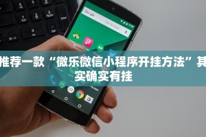 推荐一款“微乐微信小程序开挂方法”其实确实有挂