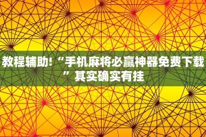 推荐一款“微乐麻将怎么防止别人开挂”其实确实有挂
