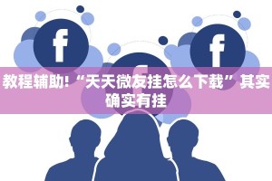 教程辅助!“天天微友挂怎么下载”其实确实有挂