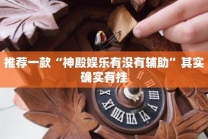 必看教程“手机麻将必赢神器”其实确实有挂