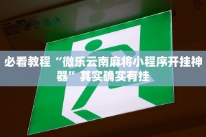 必看教程“牵手跑得快小程序怎么玩提高胜率”其实确实有挂