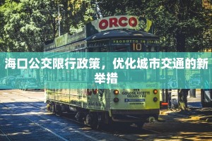 海口公交限行政策，优化城市交通的新举措
