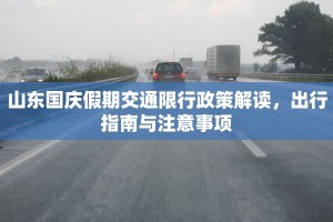 山东国庆假期交通限行政策解读，出行指南与注意事项