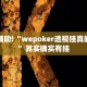 教程辅助!“wepoker透视挂真的假的”其实确实有挂