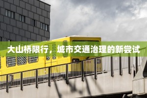 大山桥限行，城市交通治理的新尝试