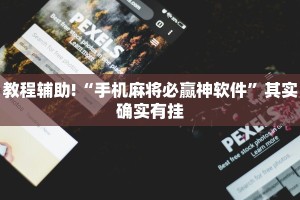 教程辅助!“麻将开挂的软件怎么下载”其实确实有挂