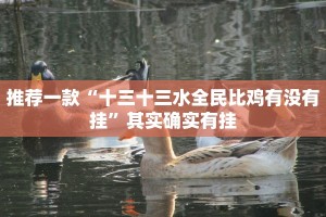 推荐一款“十三十三水全民比鸡有没有挂”其实确实有挂