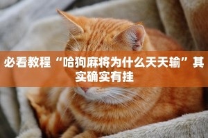 必看教程“微乐麻将开挂下载”其实确实有挂