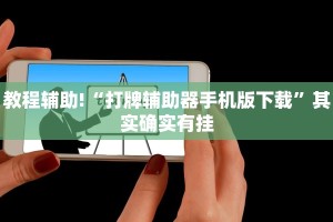 教程辅助!“打牌辅助器手机版下载”其实确实有挂