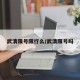 武清限号限行么/武清限号吗