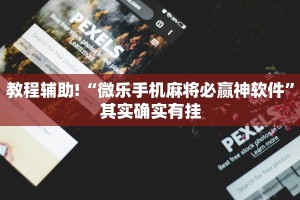 教程辅助!“微乐手机麻将必赢神软件”其实确实有挂