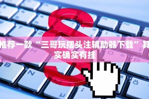 推荐一款“三哥玩摆头注辅助器下载”其实确实有挂