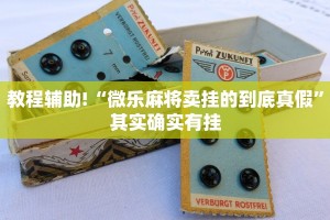 教程辅助!“微乐麻将卖挂的到底真假”其实确实有挂