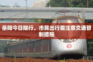 岳阳今日限行，市民出行需注意交通管制措施