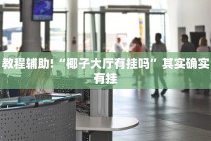 教程辅助!“椰子大厅有挂吗”其实确实有挂