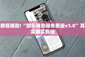 教程辅助!“微乐辅助器免费版v3.0”其实确实有挂