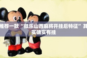 教程辅助!“奇迹陕西麻将有没有挂”其实确实有挂