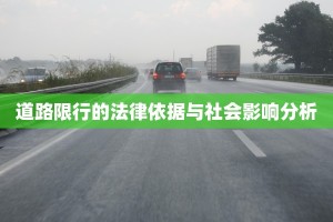 道路限行的法律依据与社会影响分析