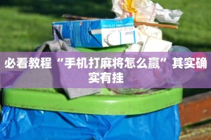 教程辅助!“微乐河北麻将小程序怎样免费开挂”其实确实有挂
