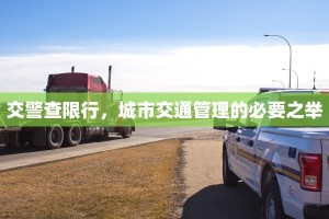 交警查限行，城市交通管理的必要之举