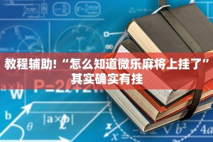 教程辅助!“怎么知道微乐麻将上挂了”其实确实有挂