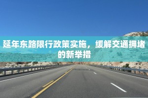 延年东路限行政策实施，缓解交通拥堵的新举措