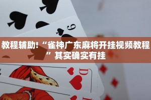 教程辅助!“天天武汉麻将不充值不胡牌”其实确实有挂