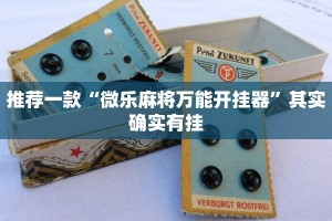推荐一款“微乐麻将万能开挂器”其实确实有挂