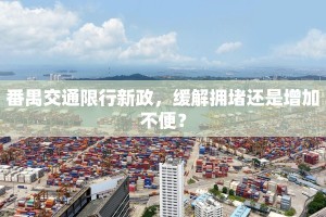 番禺交通限行新政，缓解拥堵还是增加不便？