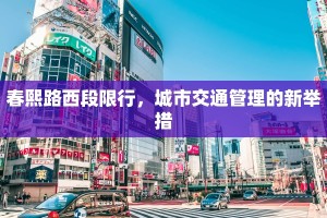 春熙路西段限行，城市交通管理的新举措