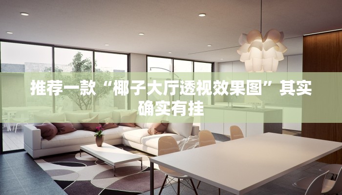 推荐一款“椰子大厅透视效果图”其实确实有挂