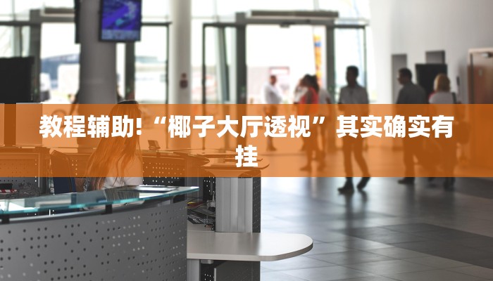 教程辅助!“椰子大厅透视”其实确实有挂