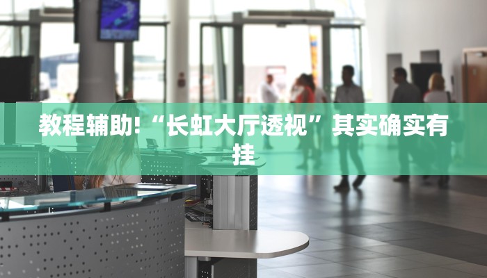 教程辅助!“永胜联盟开挂辅助软件”其实确实有挂