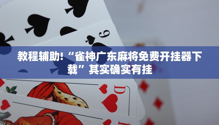 教程辅助!“雀神广东麻将免费开挂器下载”其实确实有挂