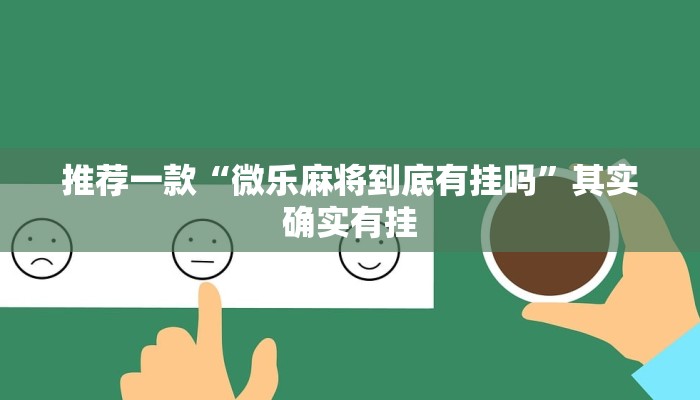 必看教程“阜新麻将打法和技巧”其实确实有挂