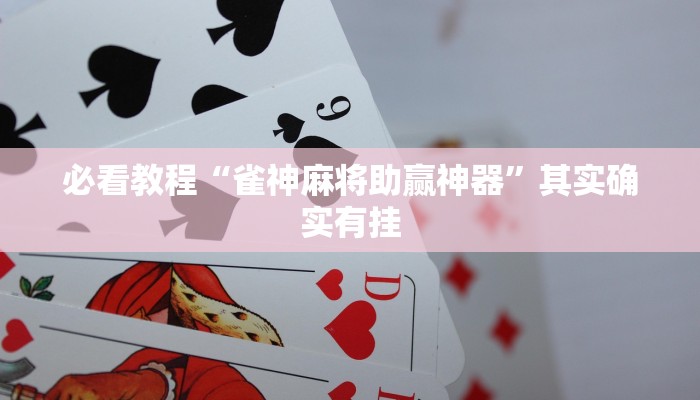 推荐一款“哈狗十三道开挂辅助软件”其实确实有挂