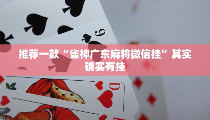 教程辅助!“麻将万能开挂免费版”其实确实有挂