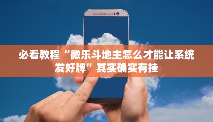 教程辅助!“丽水都莱麻将有鬼”其实确实有挂