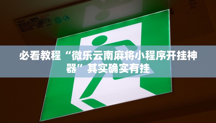 必看教程“牵手跑得快小程序怎么玩提高胜率”其实确实有挂