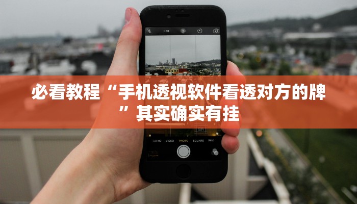 必看教程“手机透视软件看透对方的牌”其实确实有挂