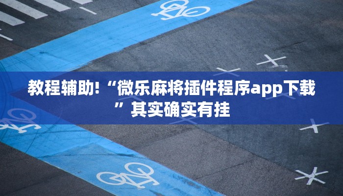 教程辅助!“微乐麻将插件程序app下载”其实确实有挂