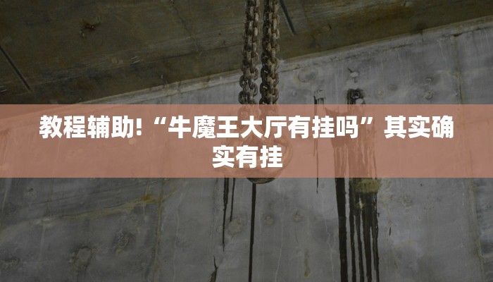 教程辅助!“牛魔王大厅有挂吗”其实确实有挂
