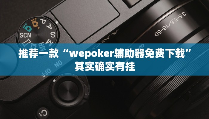推荐一款“wepoker辅助器免费下载”其实确实有挂