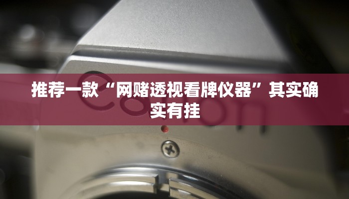 推荐一款“网赌透视看牌仪器”其实确实有挂