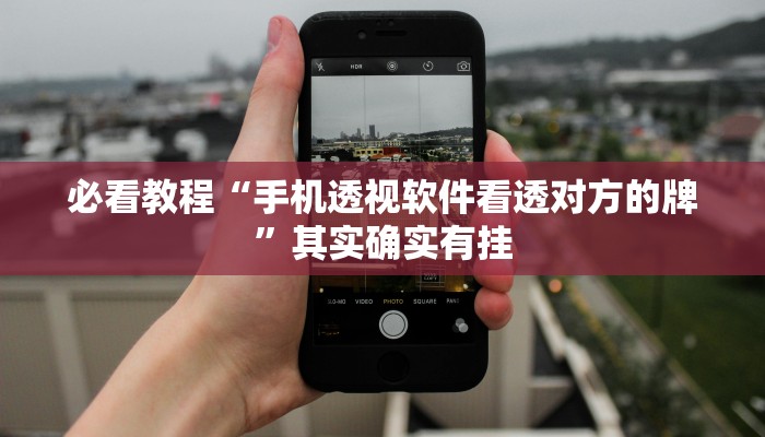 必看教程“手机透视软件看透对方的牌”其实确实有挂