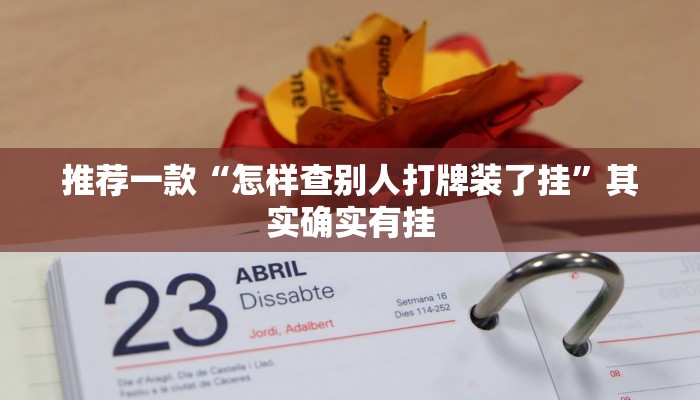 推荐一款“怎样查别人打牌装了挂”其实确实有挂