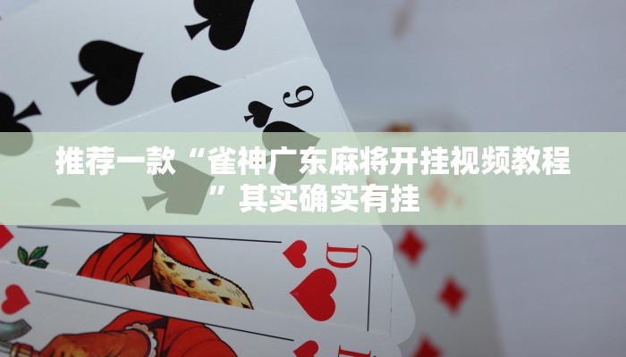 推荐一款“雀神广东麻将开挂视频教程”其实确实有挂