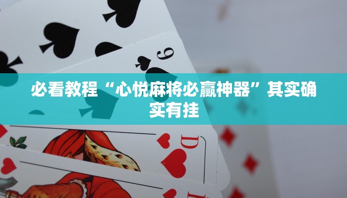 必看教程“哪个助手可以透视棋牌”其实确实有挂