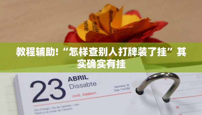 教程辅助!“怎样查别人打牌装了挂”其实确实有挂