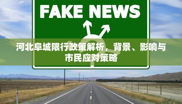 河北阜城限行政策解析，背景、影响与市民应对策略